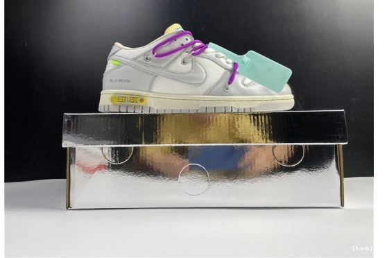 21 Low Nike O-W Dunk DM1602-100 Lot 0811